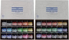 Nicker Watercolor Poster Color 36-Color Set 40ml PC40ML36N New