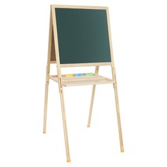 Wood Color Floor Standing Art Easel Easel for Kids Adjustable Standing Art Easel