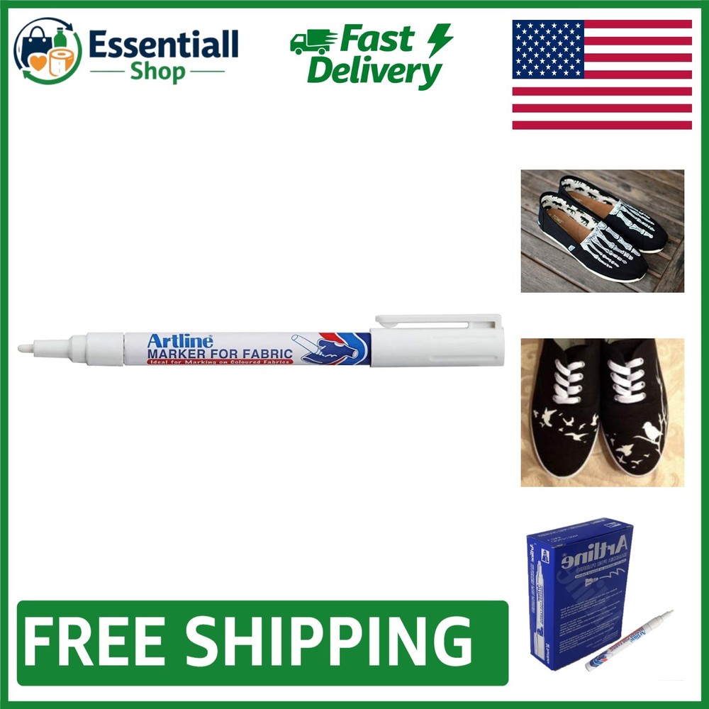 Machine Washable White Fabric Marker – Perfect for Cloth Labeling and Designs