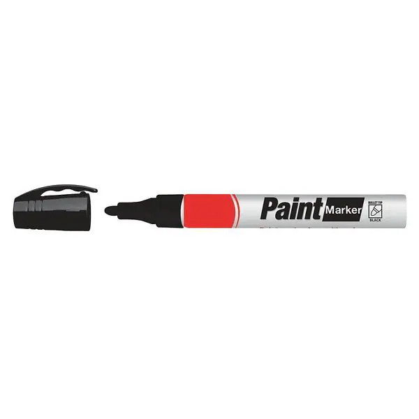 Manufacturer Varies Industrial Marker, Jumbo Tip, Black Color Family, Ink 19N841