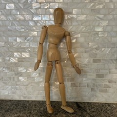 Wooden Artist’s 11 1/2” Model with Articulated Joints