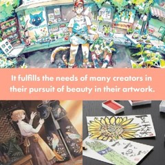 Kuretake Gansai Tambi 48 watercolor MC20/48V drawing painting illustration