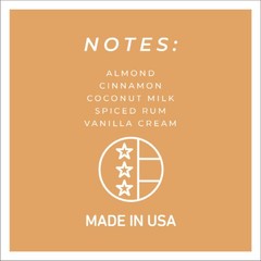 A Cheerful Giver – Toasted Eggnog Mama Scented Glass Jar Candle 22 oz, Cream