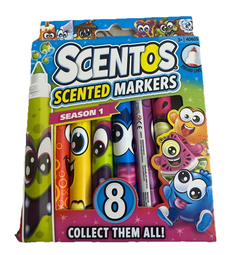Scentos Scented Markers 8 count Season 1