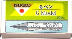 Nikko G Pen Nib Pack of 10 NG-10 From Japan