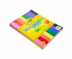 Colorful Crayola Construction Paper – 96 Page Pack in 8 Colors – 9″ x12″