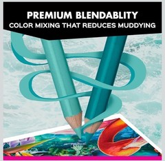 PRISMACOLOR PREMIER COLORED PENCILS SOFT CORE 48 COLORS ARTIST QUALITY METAL CAN