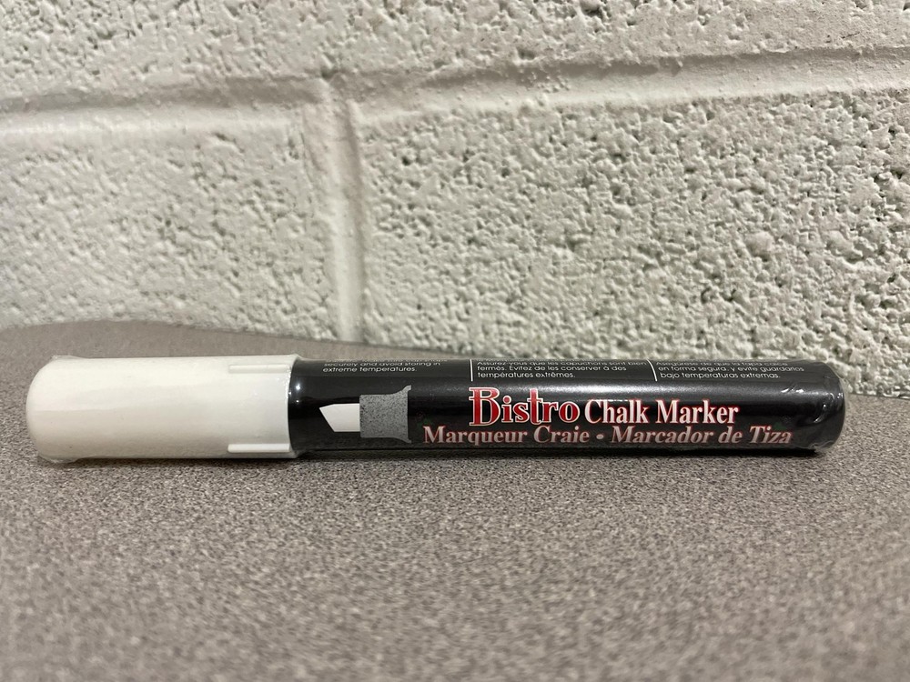 Marvy Uchida Bistro Chalk Marker WHITE 483-S#0