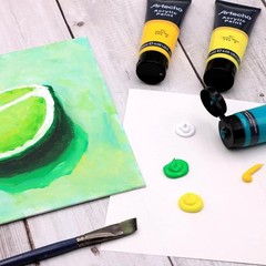 Non-Toxic Acrylic Paints – 4.05oz Tubes, 20 Colors