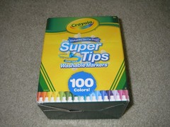 New Crayola 58-5100 Super Tips Washable Marker (100 colors)