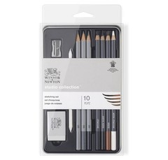 Winsor & Newton Studio Collection Sketching Set – 10 Pieces – 490010 – New