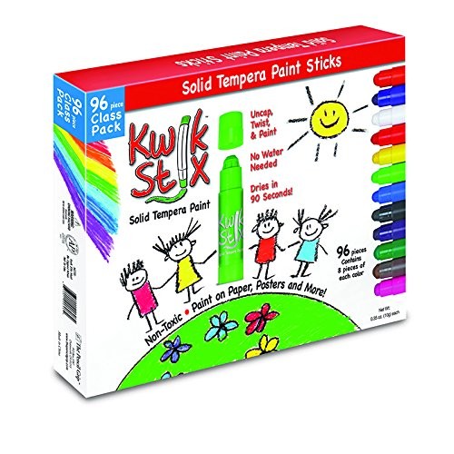 The Pencil Grip TPG696 Kwik Stix 96-pc Tempera Paint Sticks Assorted
