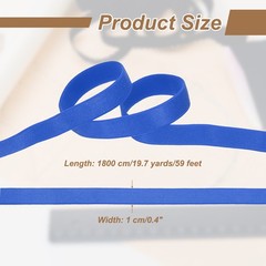 Bra Elastic Strap 19.7 Yards Bra Sewing Band for DIY Sewing Craft Dark Blue