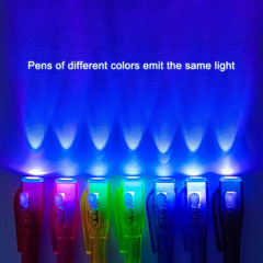 7 Pack Upgraded Invisible Ink Spy Pen with UV Light, Magic Marker for Secret Mes