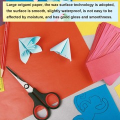20 Sheet Large Origami Paper 10 x 15 Inch, Shiny Origami Kite Paper