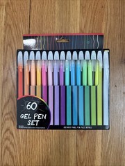 Brand New 60 Count Gel Pen Set – Neon, Metallic, Pastel and Giltter