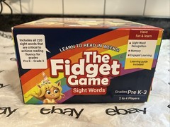Fidget Game Sight Words Flashcards Toys for Kids Pre-K to 3rd Grade