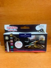 Faber-Castell Creative Marker 1.5mm Bullet Tip Pen Set Metallic Moments (6pc)