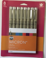 SAKURA PIGMA MICRON 05 Fine Line Pen Set .45mm – Assorted Colors #30066
