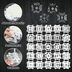 25 Sets Face Paint Stencils, Makeup Body Painting 265 Pcs Flowers…