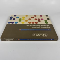 Vintage Conté No. 124, Set of 24 Pastel Pencils- Open Box NOS