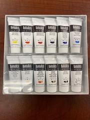 Liquitex Professional Heavy Body Acrylic Essentials, 12pcs sealed,