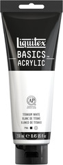 BASICS Acrylic Paint, 250Ml (8.5-Oz) Tube, Titanium White