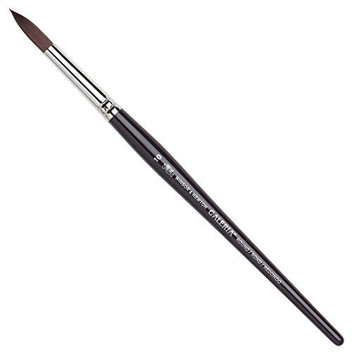 Galeria Round Short Handle Brush, Size 10 #10 Round – Short Handle