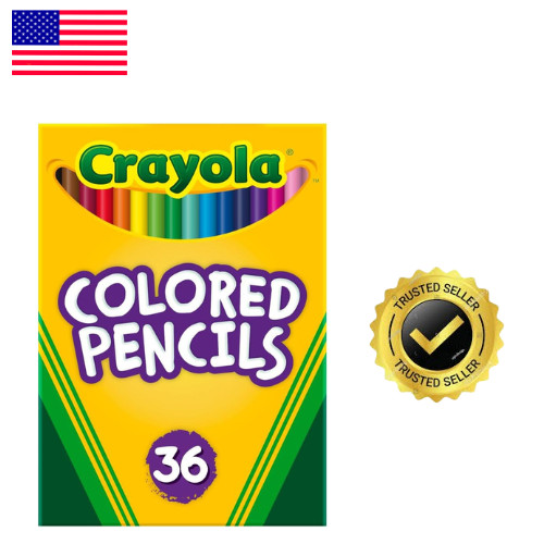 Crayola Colored Pencils 36ct Kids Set Arts Crafts Coloring Gifts Toddlers 3+