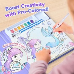 Paint with Water Coloring Books for Toddlers, Watercolor Painting Sets for Ki…