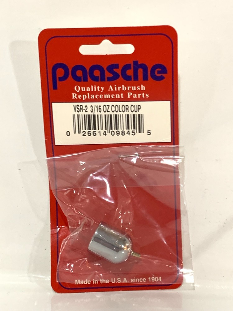New Old Stock NOS Paasche VSR-2 Very Rare Color Cup 3/16 oz. Discontinued