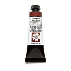 DANIEL SMITH Quinacridone Burnt Orange Watercolor 0.5 Fl Oz Pack of 1