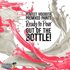 Pouring Masters Neon Streak Pink 64-Ounce Water-Based Acrylic Pouring Paint