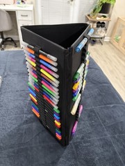 Vintage 75 marker holder stand Scrapbooking markers included