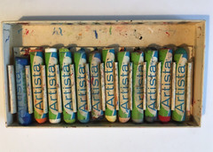 OIL PASTELS VINTAGE Art Supplies ARTISTA 12 Pack Original Binney & Smith – #212