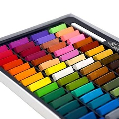 MUNGYO Soft Pastel Set – 64 Vibrant Colors 64 Count (Pack of 1), Multicolor