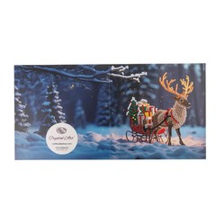 CraftBuddyUS CCK-32XM156: Snowy Sleigh Crystal Art Card Kit 18x18cm