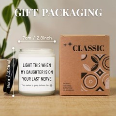 Son in Law Gifts Funny, Christmas Fathers Day 3.5 x 2.8 inches, White