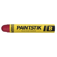 80222 B Paintstik Solid Paint Ambient Surface Marker, Red (Pack of 12), 11/16…