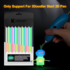 Glow in the Dark 3D Doodler Pen Refills for 3Doodler Start+ 3D Pen 2.5Mm PCL Fil
