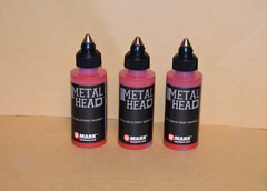 3 Red Metal Head 4mm Paint Markers 2Oz Crafts Metal Wood Marking Auto Salvage