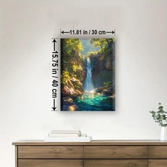 Lost Valley Trail Arkansas Framed DIY Paint by Numbers Kit, 16×12″ Art Gift
