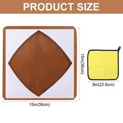 2 Pcs Non Stick Reusable Wrap Cover for Heat Press Platen 16×20 Inch