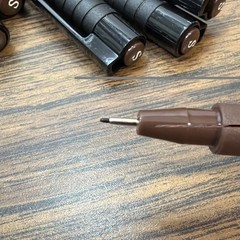 50x Lot Faber-Castell PITT Artist Pen Indian Ink Dark Sepia Superfine Nib .3 mm