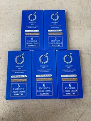 Pinturale Arts Extra Fine 1mm Liquid Chalk Markers Six Color LOT OF 5 Boxes