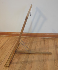 Vintage MCM Anco Bilt Tabletop Easel Wood Stand Art Display Portable Easel