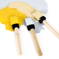 1 Inch Foam Paint Brushes, 12 Pack – High Density Poly Sponge Brushes for Pai…