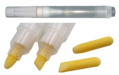 3 Easy to Re-fill 6mm reversible tip nib make your own paint pen maker