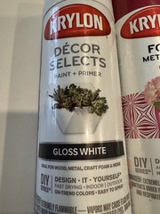 Krylon® Premium 6549 GLOSS WHITE Spray Paint AND PRIMER 6 ounce