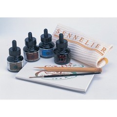 30ml Bottle Ultramarine Blue Drawing Ink Professional Art Supply Liquid Paint